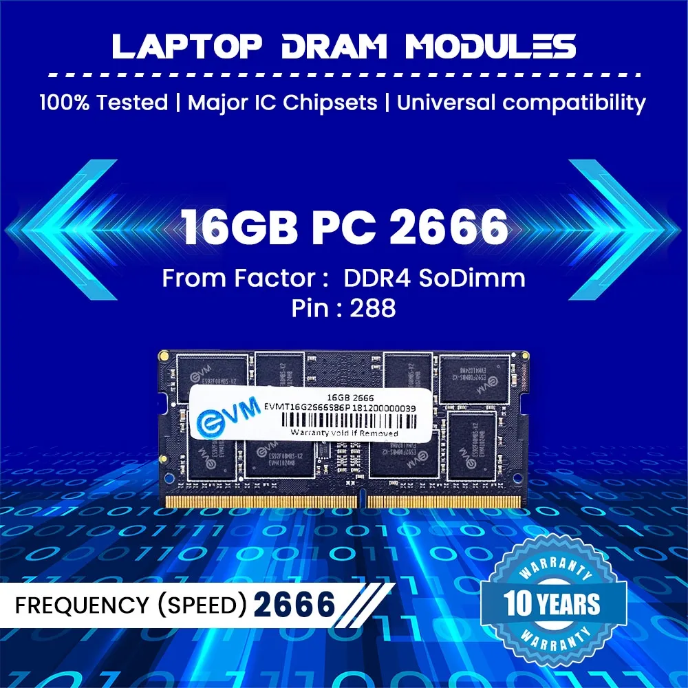 EVM Laptop Ram 16GB DDR4 2666Mhz view 3
